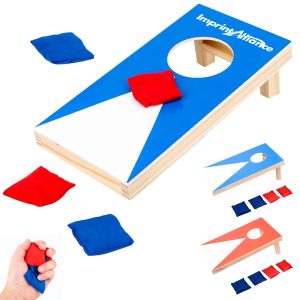 Wooden Mini Desktop Cornhole Bean Bag Toss Game