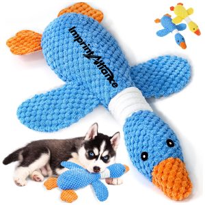 Textured Plush Squeaky Wild Goose Dog Chew Toy