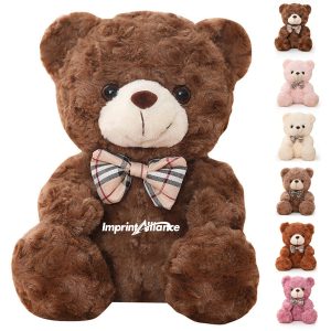 Soft Plush Teddy Bear Stuffed Animal With Bow Tie