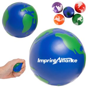 World Globe Map PU Foam Stress Reliever Ball